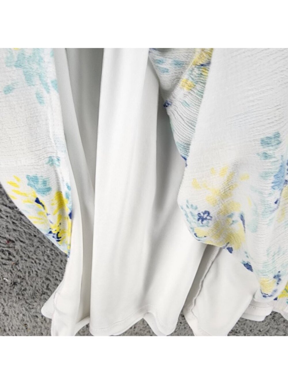 Torrid Dress Womens 3X White Floral Adjustable Strap Summer Mini Dress *GUC* - Picture 6 of 11